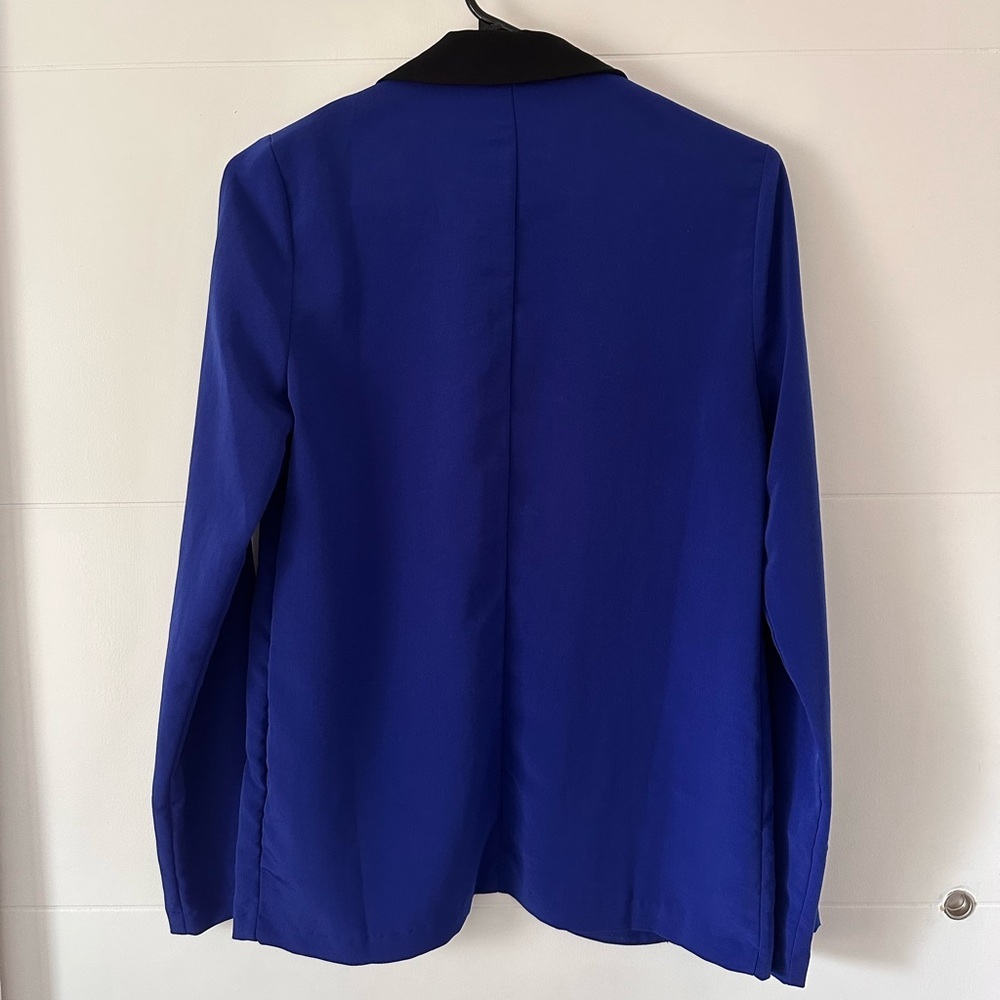 Urban Outfitters Sparkle & Fade Royal Blue Blazer Size S - Picture 4 of 5